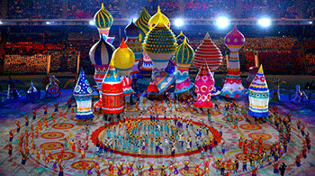 шары на Олимпиаде в Сочи